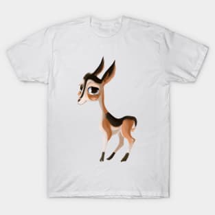 Cute Antelope Drawing T-Shirt